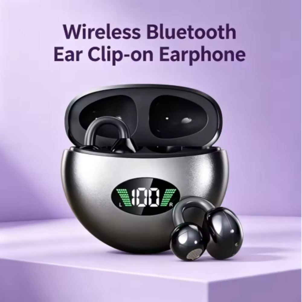 Video Games - 2028 ワイヤレスBluetoothイヤホン、クリップ式Q71イヤホン、高音質、Xiaomiイヤホン用、LEDディスプレイ付きヘッドホン、音楽・スポーツ用ヘッドセット。