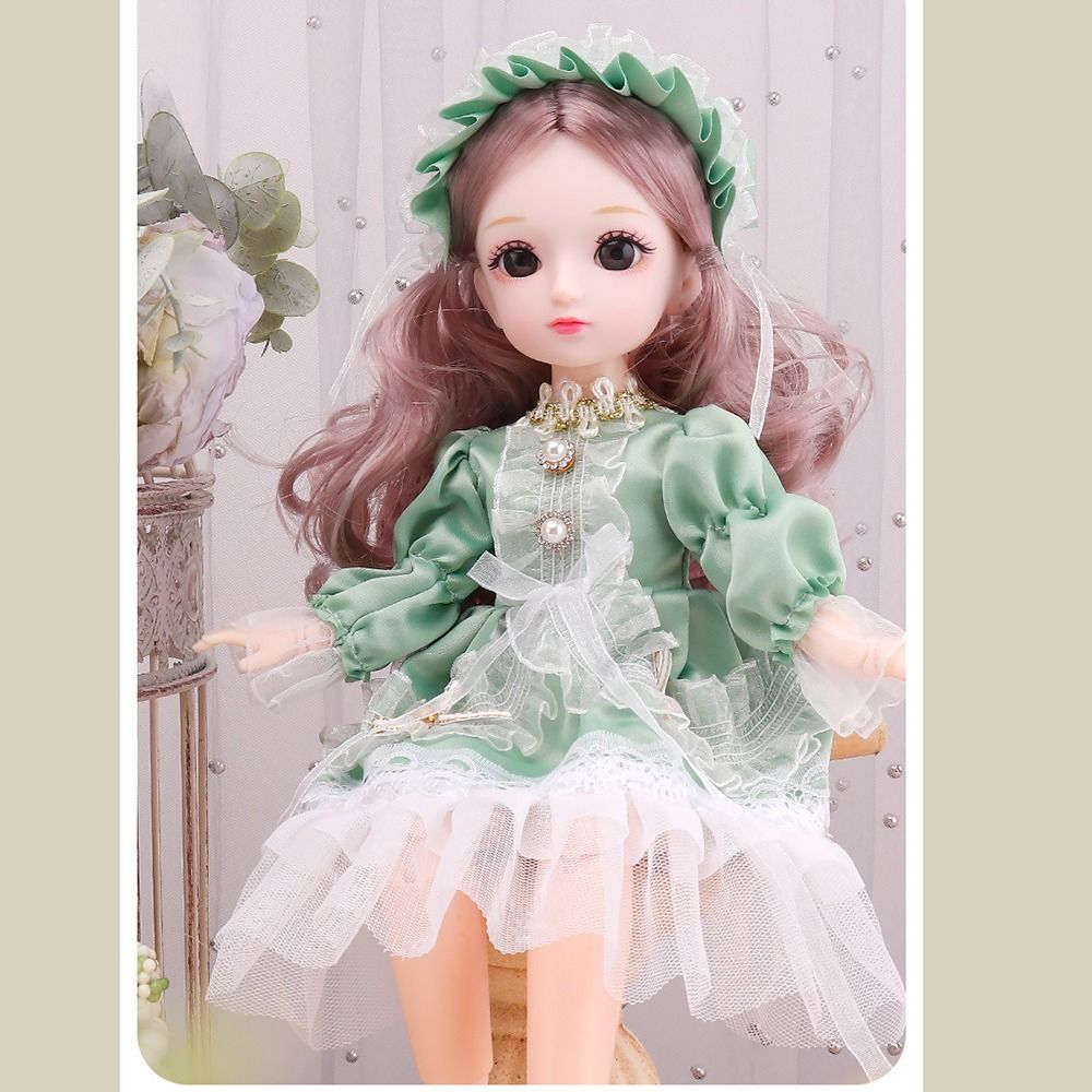 Bjd Doll 1 6 Full Set With Clothes - トレンドの23cm可動式関節人形フルセット。1/6スケールのBJD（球体関節人形）。茶色の瞳。自分で服を着せるDIY人形。女の子へのプレゼントに最適。