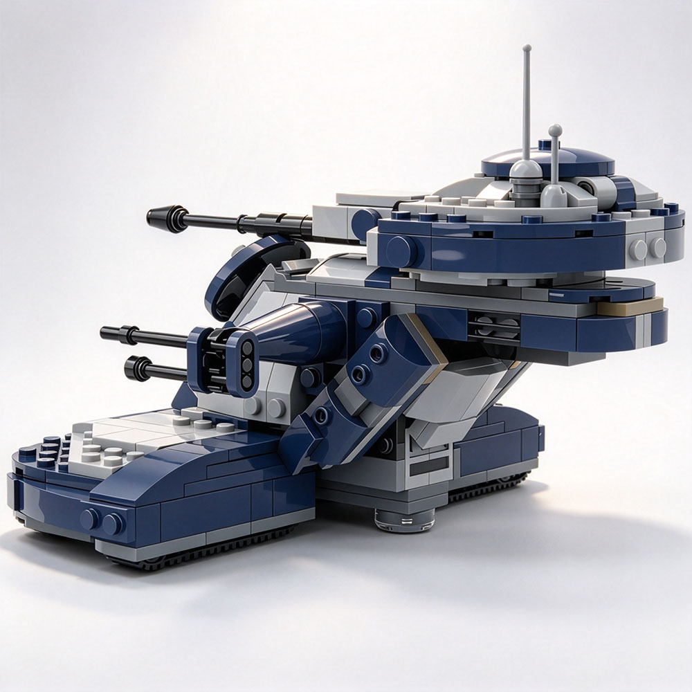 MOC クラシック・スター・ムービー アクセサリー ミリタリ - Lego Compatible Military Tank のレビューと価格