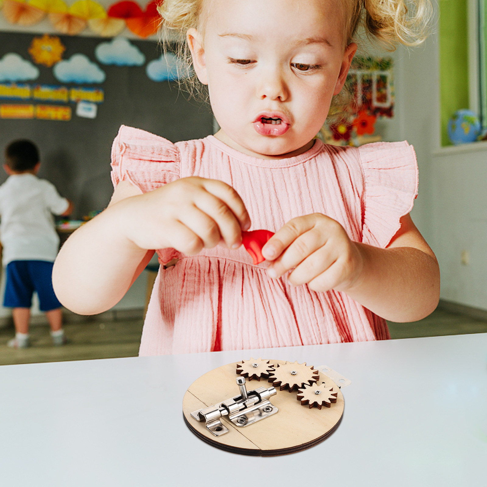 6個入り 木製感覚遊びボードセット モンテッソーリ 幼児用ア - Montessori Wooden Busy Board Toddler のレビューと価格