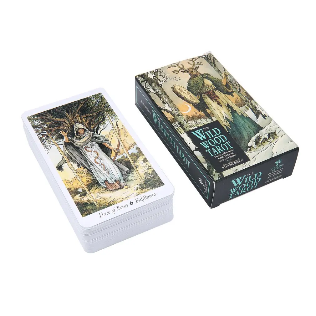 ワイルド ウッド タロット カード A 78 オラクル イン - Tarot Cards Deck With Guidebook のレビューと価格