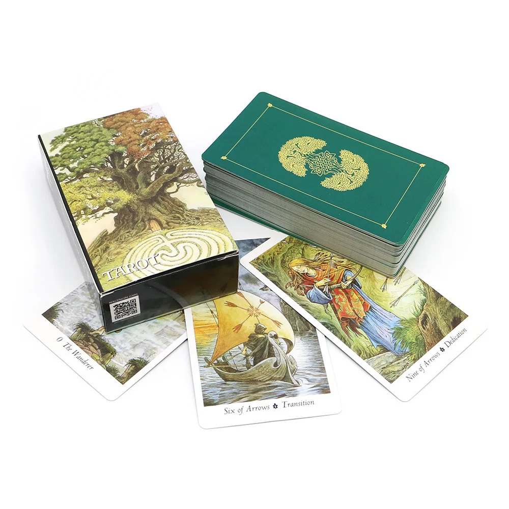 ワイルド ウッド タロット カード A 78 オラクル イン - Tarot Cards Deck With Guidebook のレビューと価格